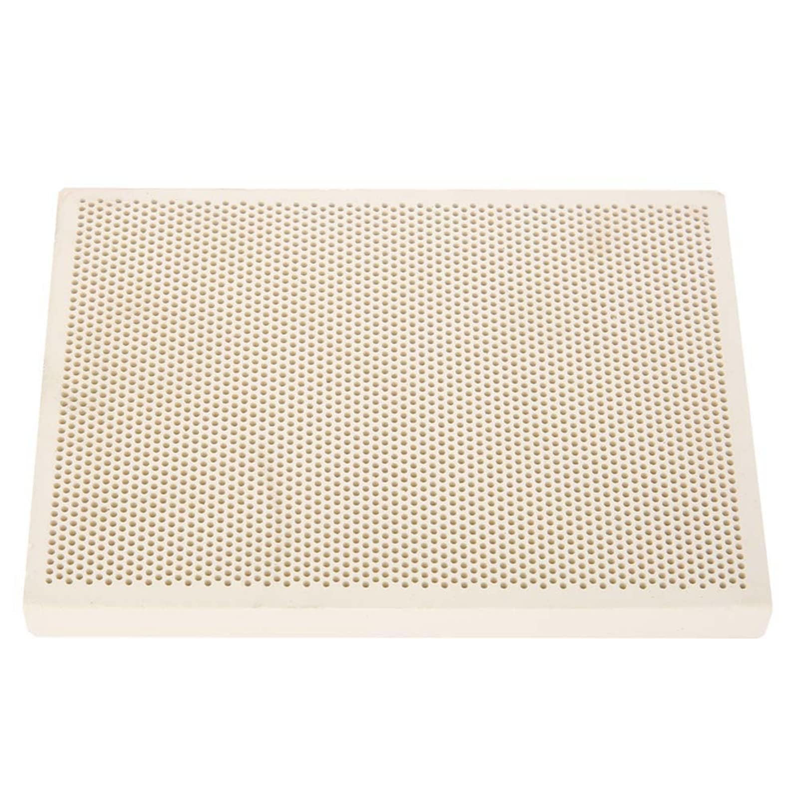 Ceramic Soldering Board, Honeycomb Soldering Mat Soldering Block for Melting Casting Gold Tools Jewelry Making Tools, 13.5 x 9.5cm