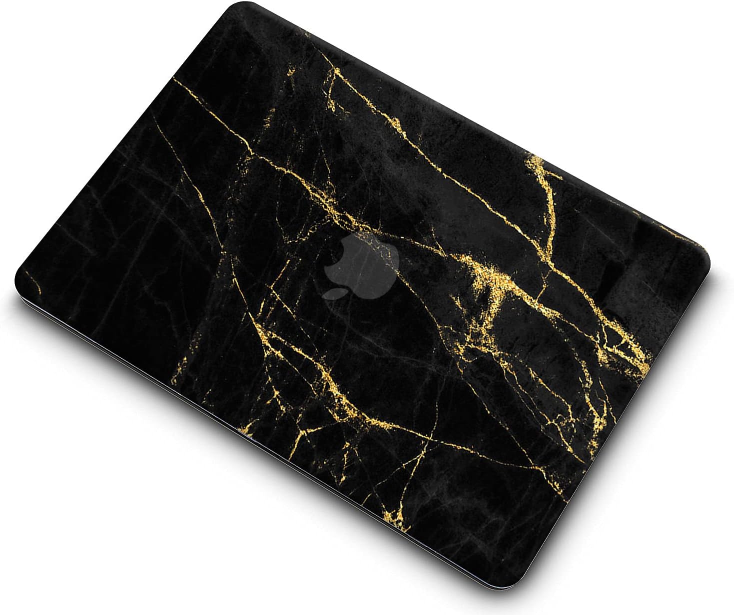 Hard Case Compatible with MacBook Pro 16 Inch Case 2020 2019 Release Model A2141 with Touch Bar and Touch ID, Color Printing Matt Plastic Hard Shell Cover Case - Black Gold Marble