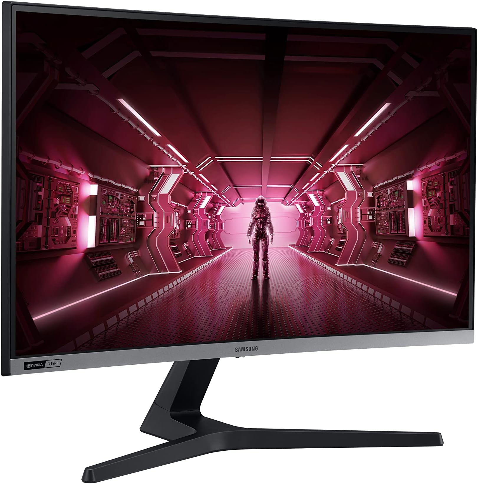SAMSUNG 27-Inch CRG5 240Hz Curved Gaming Monitor (LC27RG50FQNXZA) – Computer Monitor, 1920 x 1080p Resolution, 4ms Response Time, G-Sync Compatible, HDMI,Black