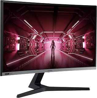 Samsung 27-Inch LC27RG50FQNXZA Curved Gaming Monitor (LC27RG50FQNXZA) - Computer Monitor, 1920 x 1080 Resolution, 4ms Response Time, G-Sync Compatible, HDMI, Black