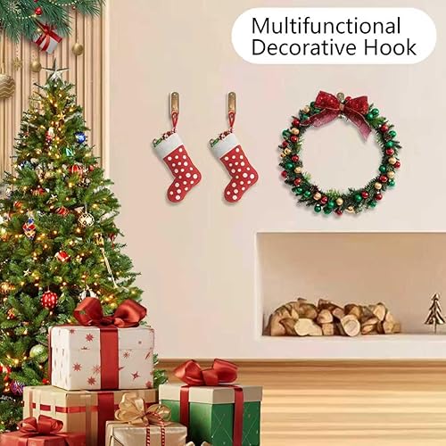 Miniatura 3 de 4 ganchos plegables de pared dorados, ganchos de pared plegables de aleación de zinc resistente, ganchos ocultos plegables para colgar ropa, bolsos,