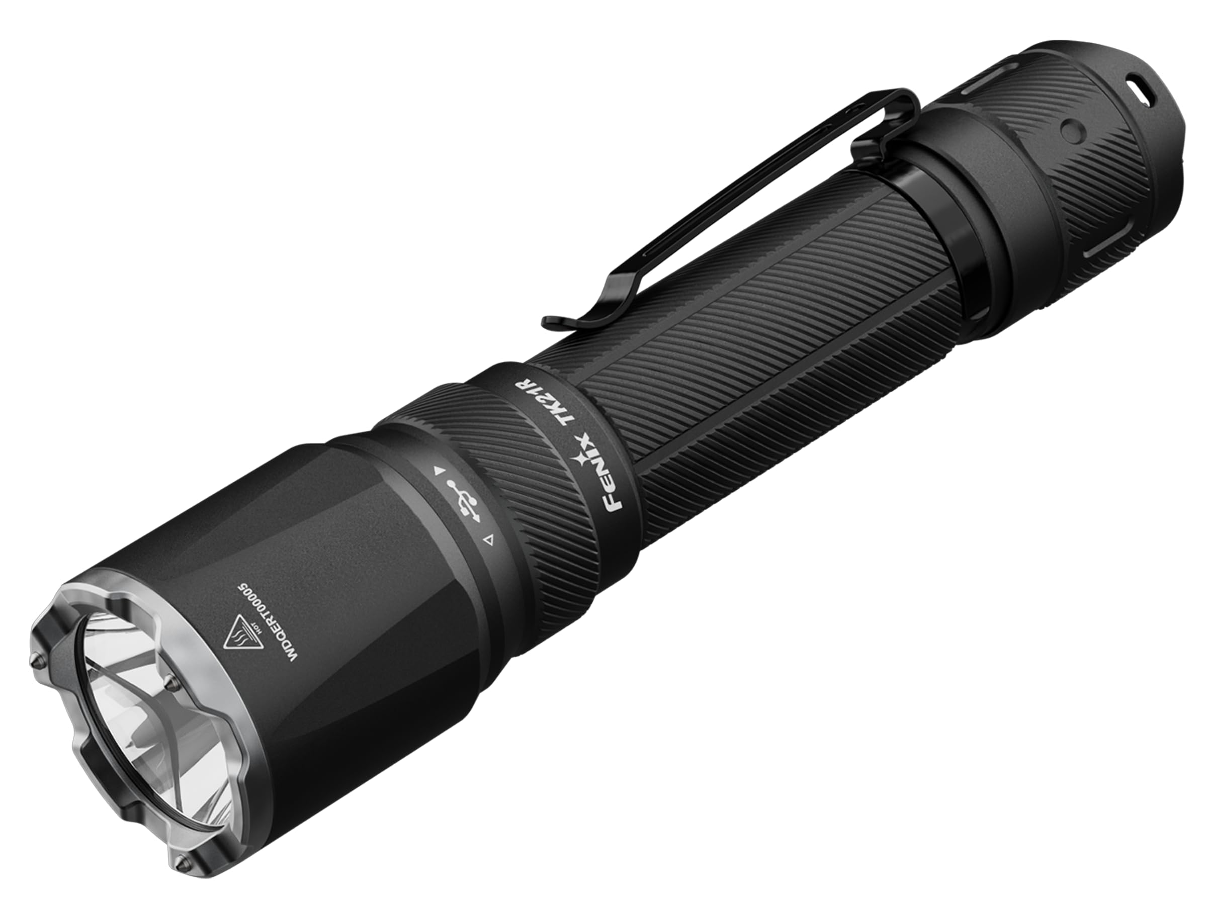 Fenix TK21R LED Taschenlampe Extrem Hell 3600 Lumen,USB-C Wiederaufladbar,480M,IP68 Wasserdicht Aufladbar Taktische Lampe,Outdoor Tragbare Camping Survival Jagd Angeln Wandern,Stroboskop