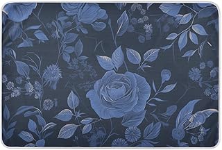 Almohadillas de entrenamiento reutilizables para el día de San Valentín, color azul marino, para niños, altamente absorbentes, antideslizantes, para niños, adultos, mascotas, 52 pulgadas de largo x 34