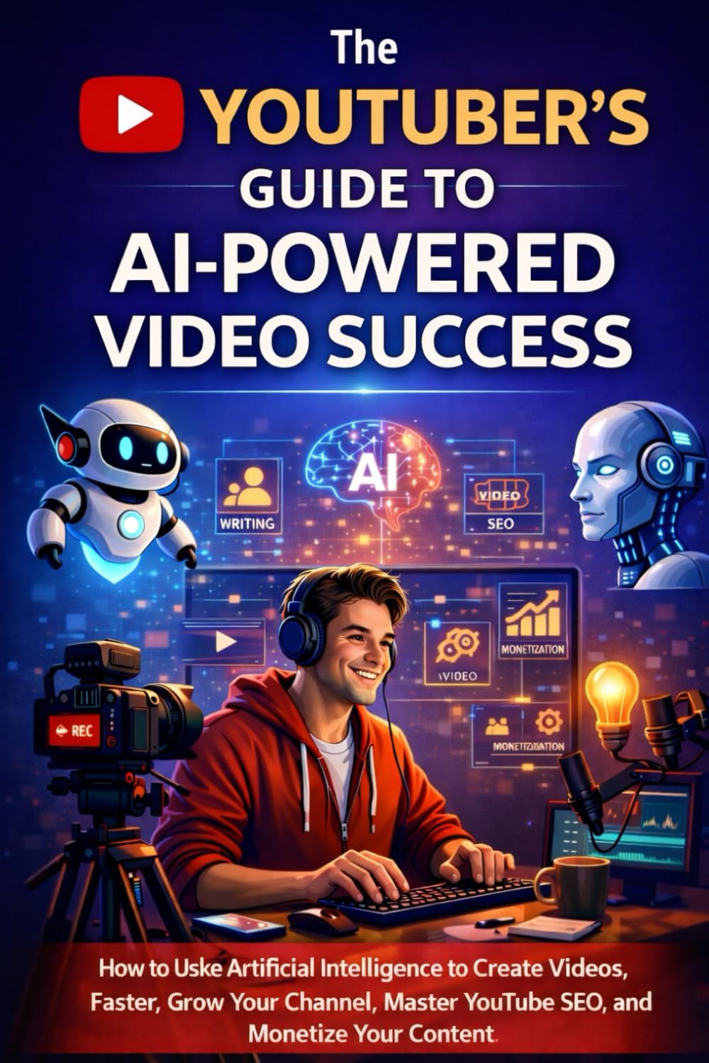The YouTuber’s Guide to AI-Powered Video Success: How to Use Artificial Intelligence to Create Videos Faster, Grow Your Channel, Master YouTube SEO, and Monetize Your Content