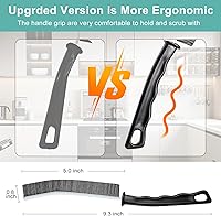 Vista 5 de Cepillo de limpieza de hendiduras, cepillo multifuncional de cerdas duras, herramienta de cepillo multifuncional de limpieza de huecos, cepillos