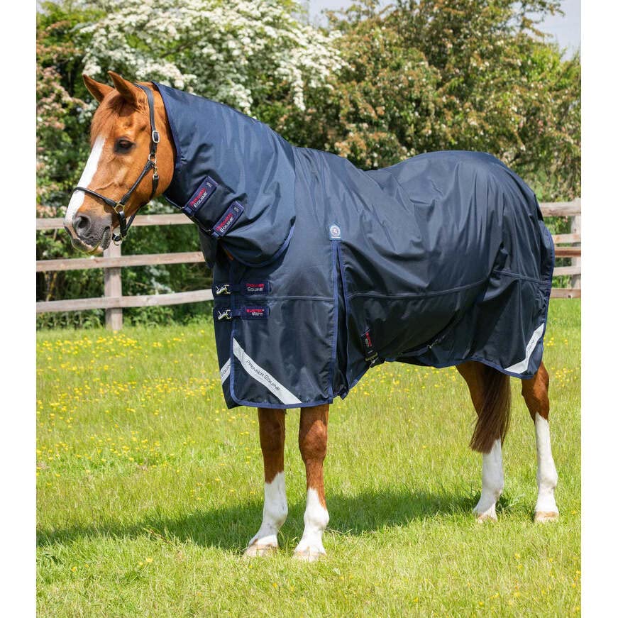 Coperta impermeabile per cavalli con copricollo Premier Equine Buster Storm Classic 90 g