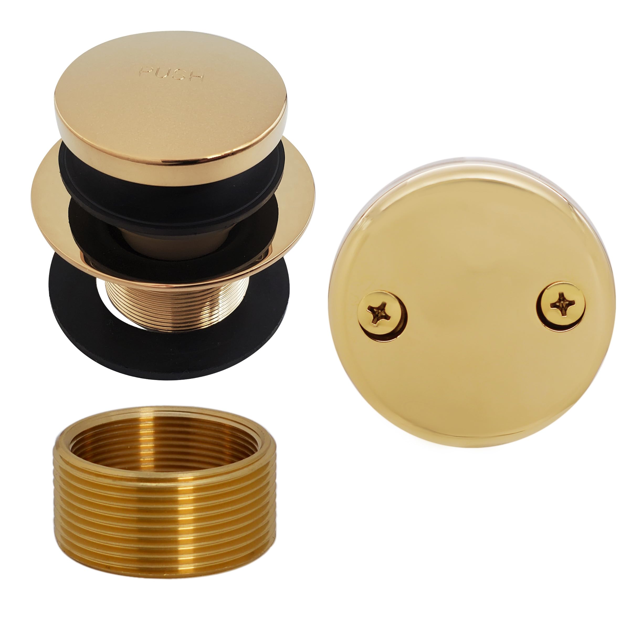 Filtro de desagüe universal Westbrass D93K-01 reversible para rosca fina o gruesa