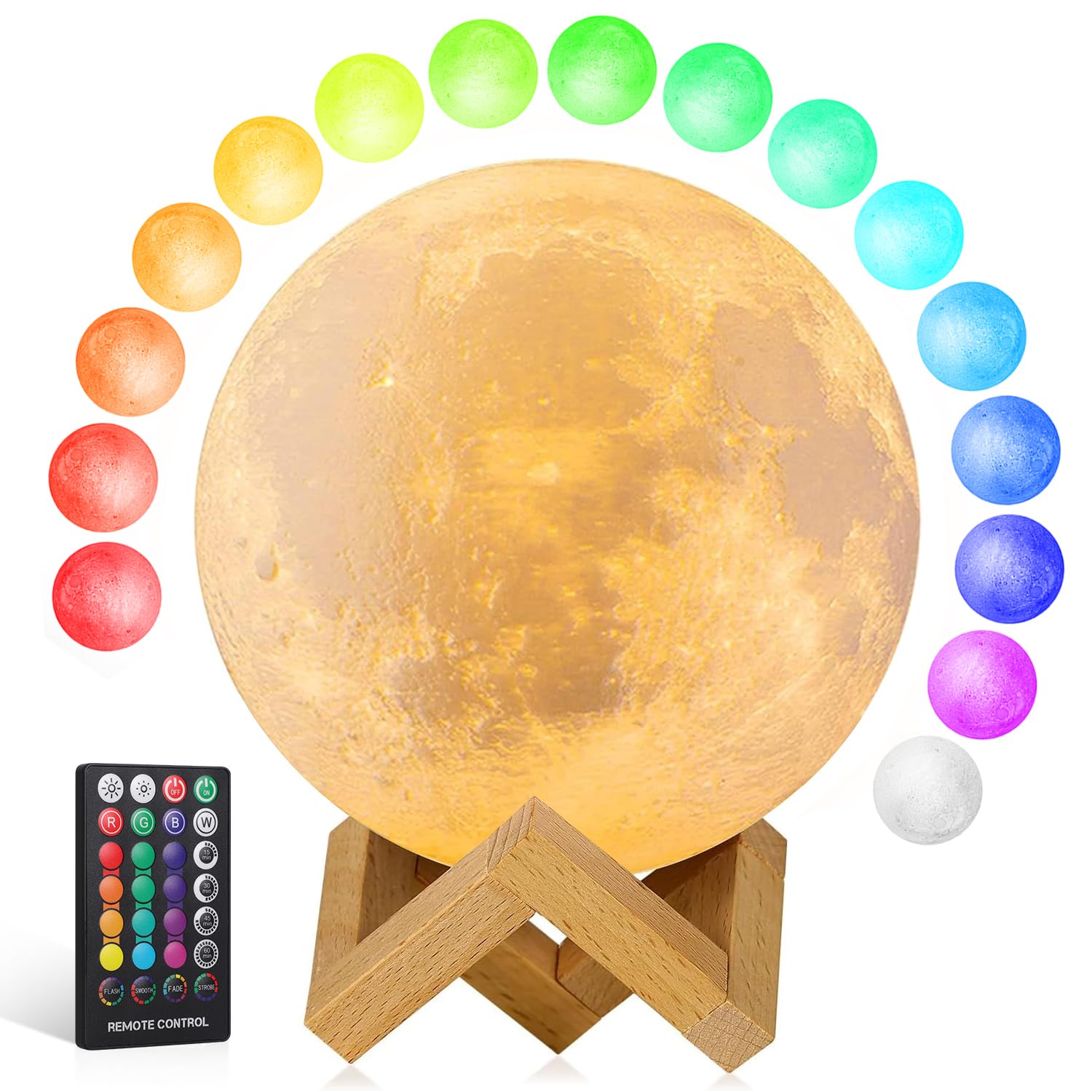 How to Choose the Perfect Moon Lamp for Your Home 25 GROPINFLY Moon Lamp (4.8 Inch)
