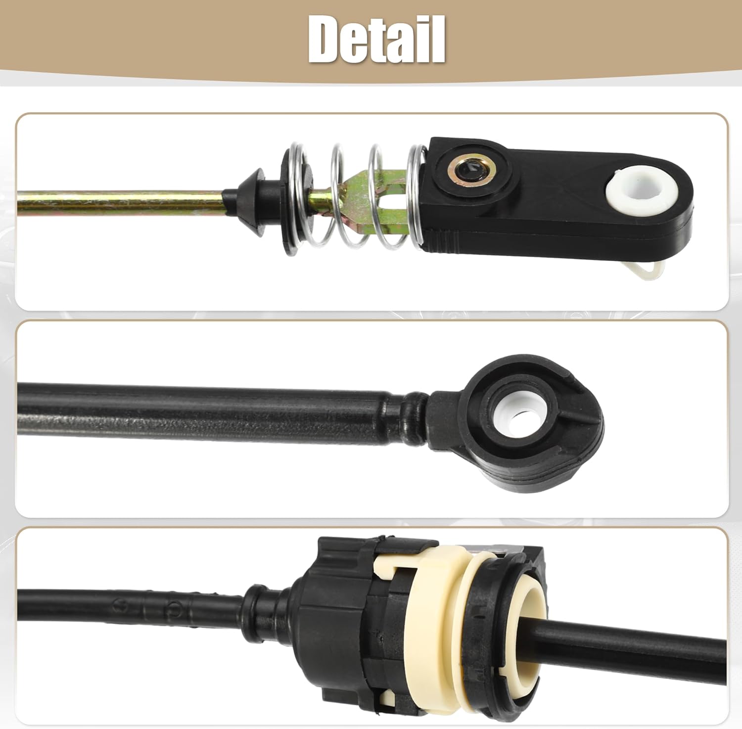 uxcell Automatic Transmission Shifter Cable Gear Shift Control Lever Selector Cable No.52109781AF for Dodge Nitro 2007-2011