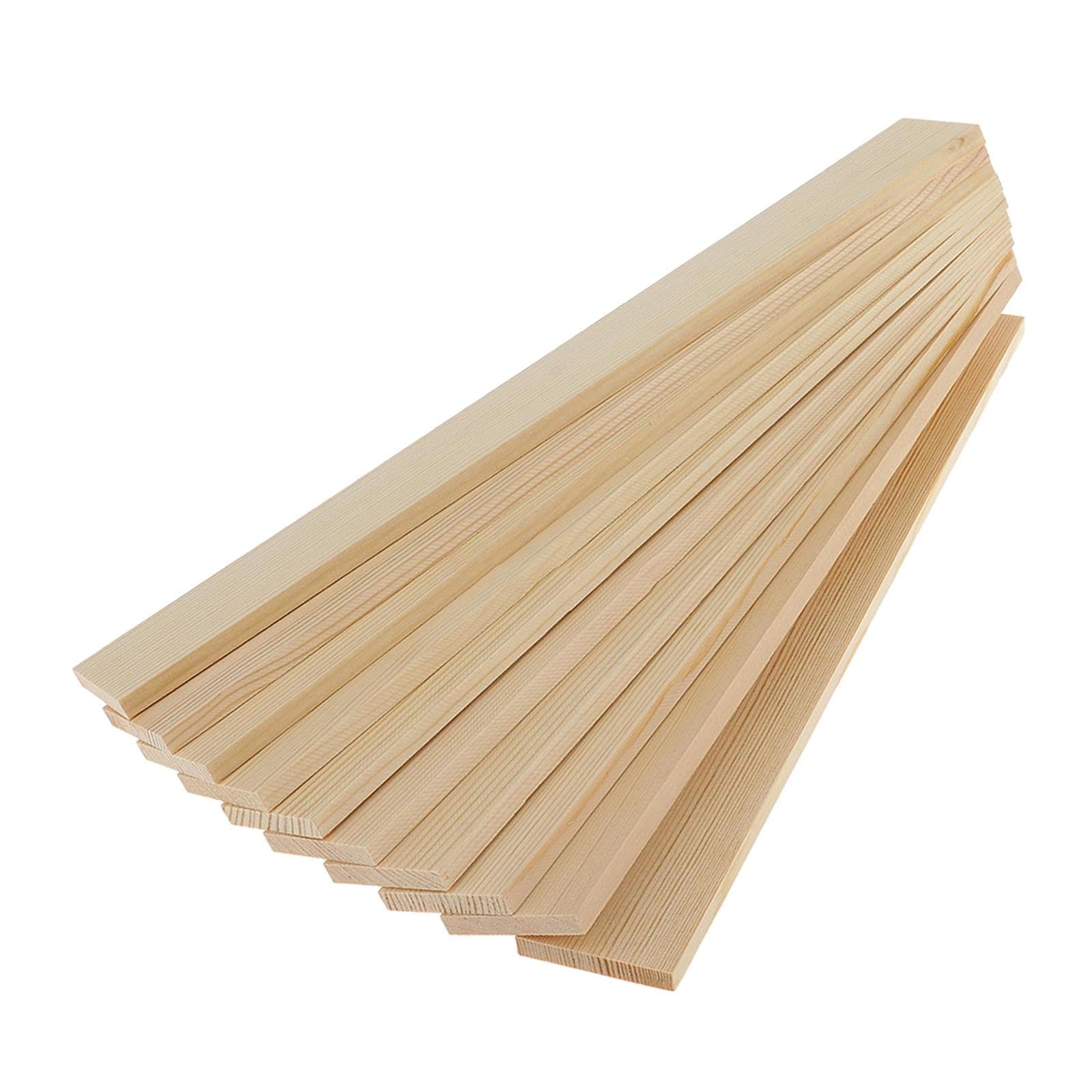 10Pcs Wood Strips Smooth Decorative Crafting Panels DIY Home Projects Boards 4x35cm|Crafts| Multi-Purpose Craft Supplies| Crafting Pieces| Wooden Pieces-image-24