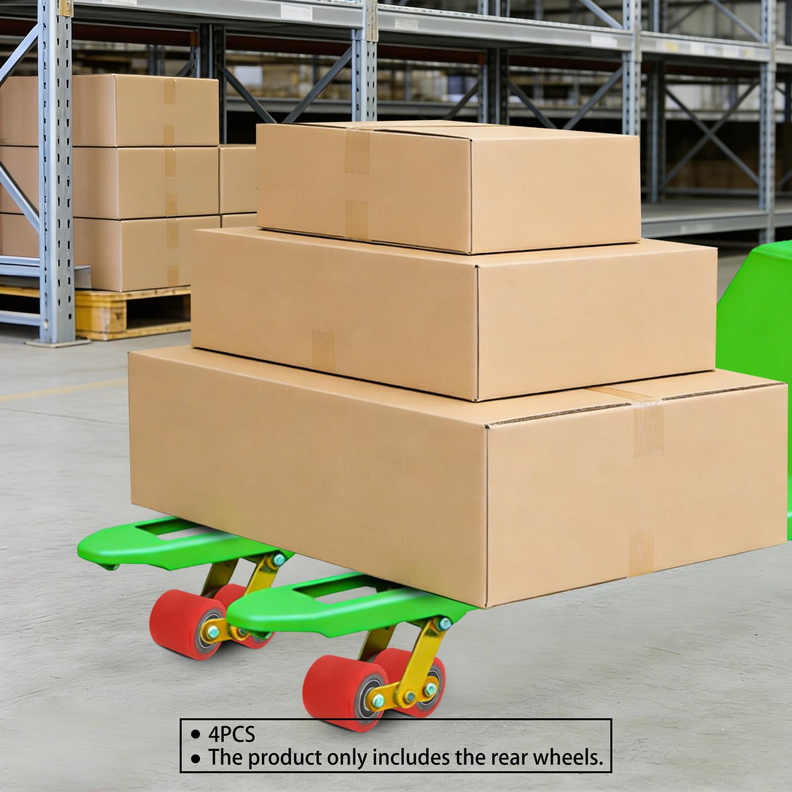 4 kółka paleta kółek wózek wózek widłowy 600 kg 80 mm