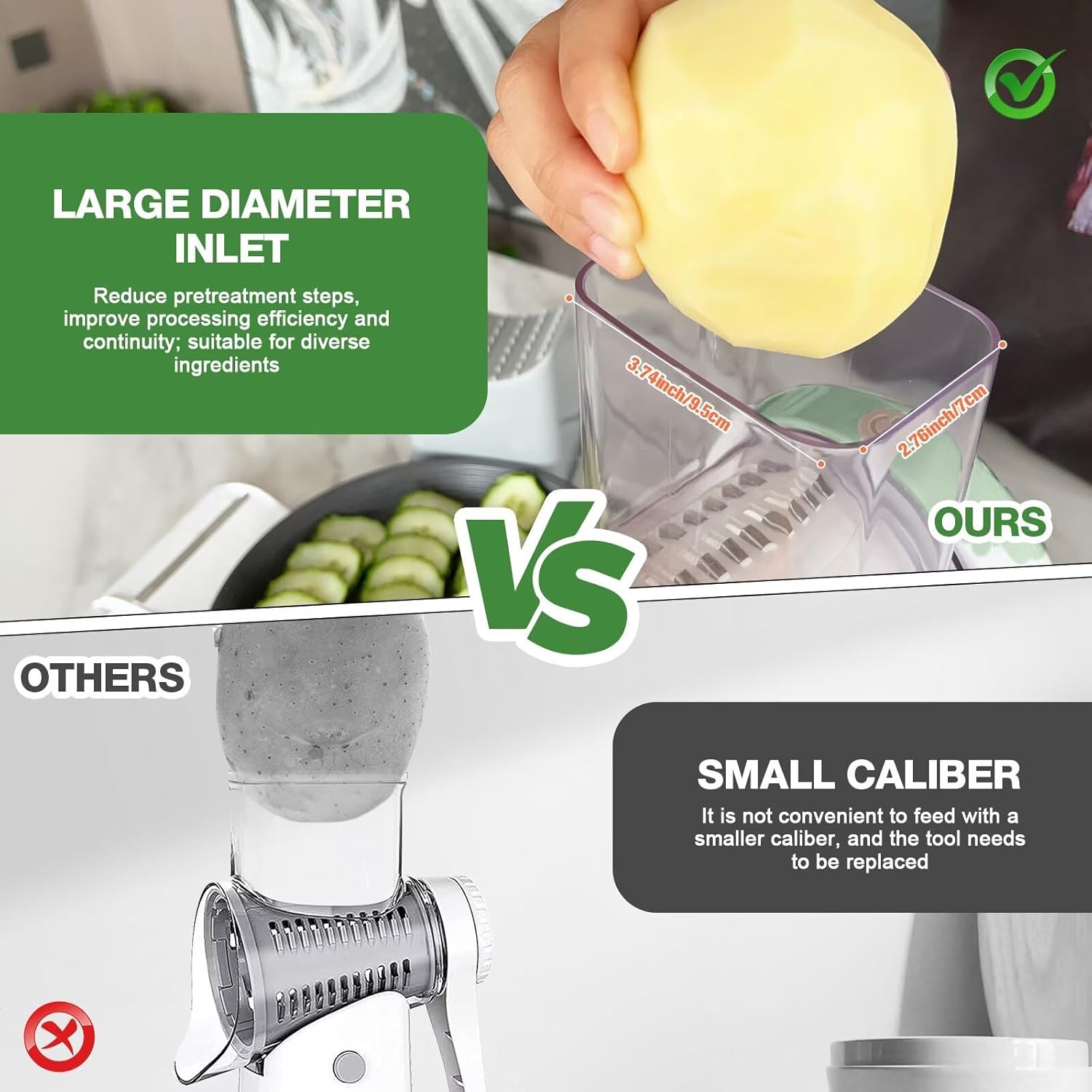 Electric Cheese Grater for Block Cheese