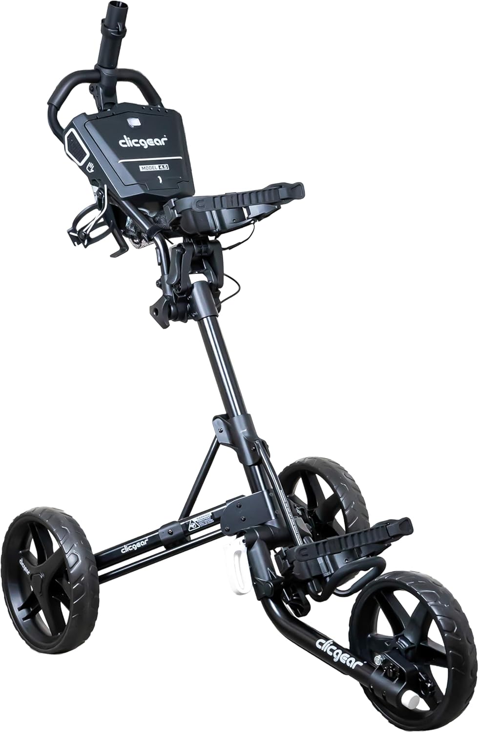 Clicgear Model 4.5 Golf Push Cart, Premium 3-Wheel Foldable Walking Golf Cart