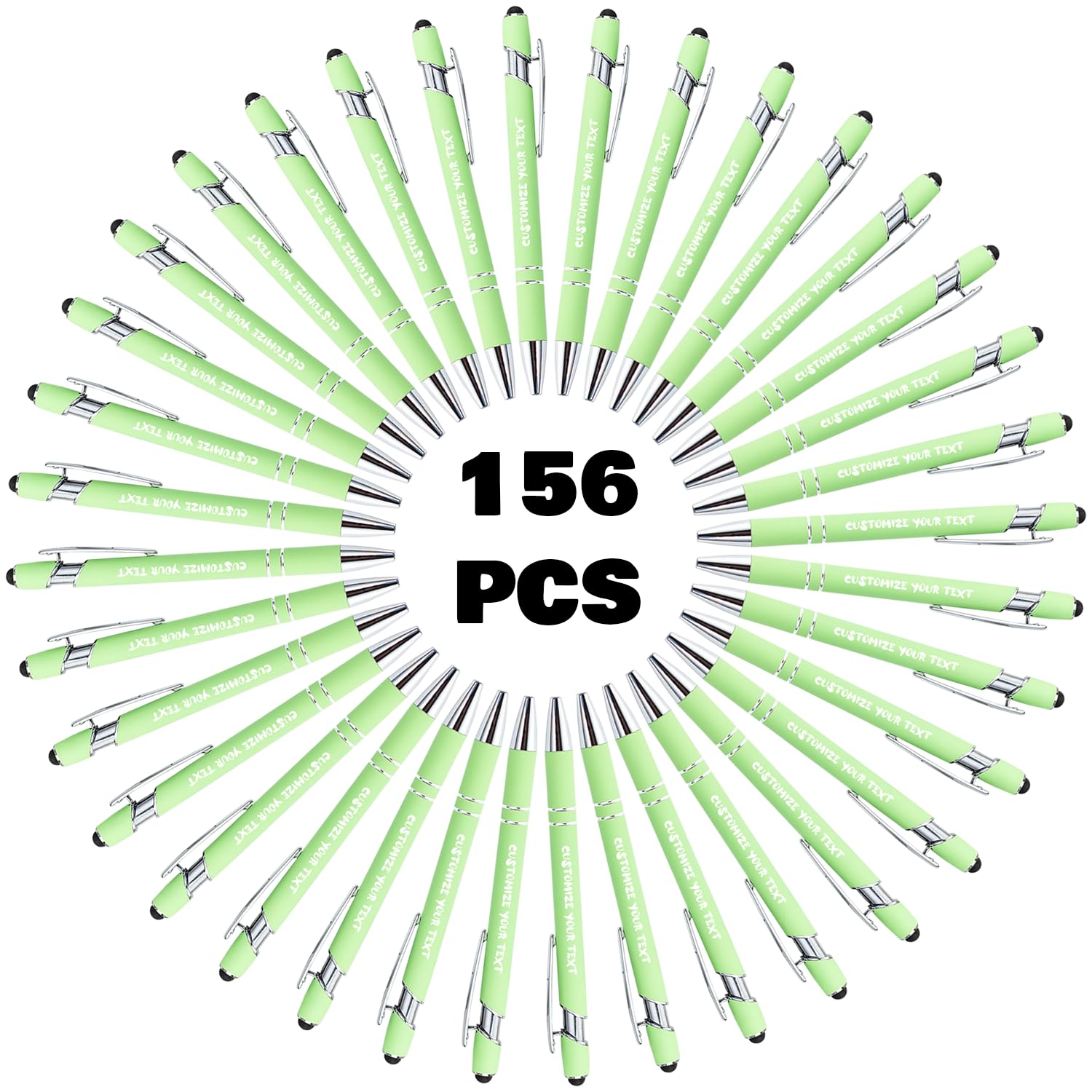 AIFLM Personalized Pens with Name in Bulk Up to 500 Pcs Engraving Ballpoint Pens Set including Your Name Text for Business,Graduation,Wedding,Birthday,Christmas