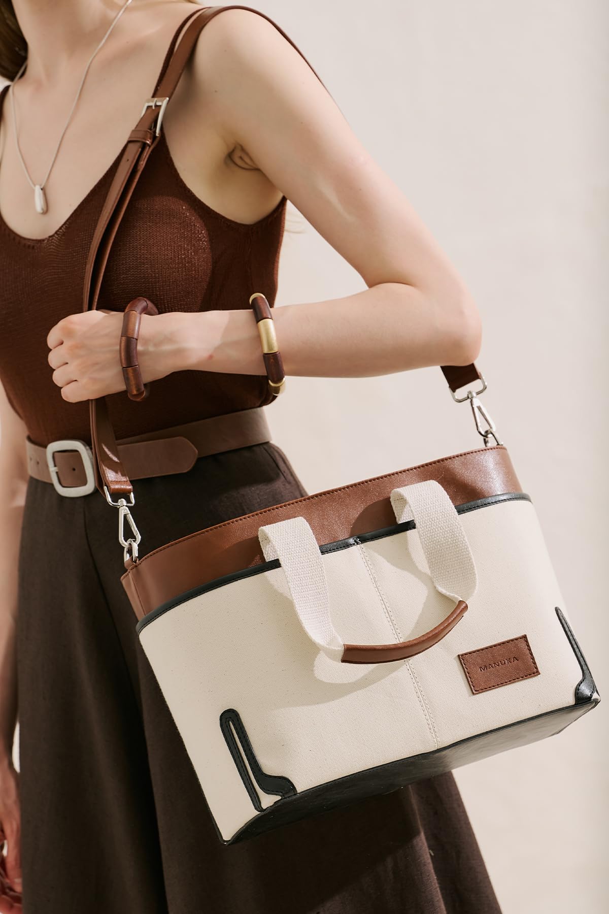 NOMAD CEPLI TOTE KANVAS ÇANTA SİYAH