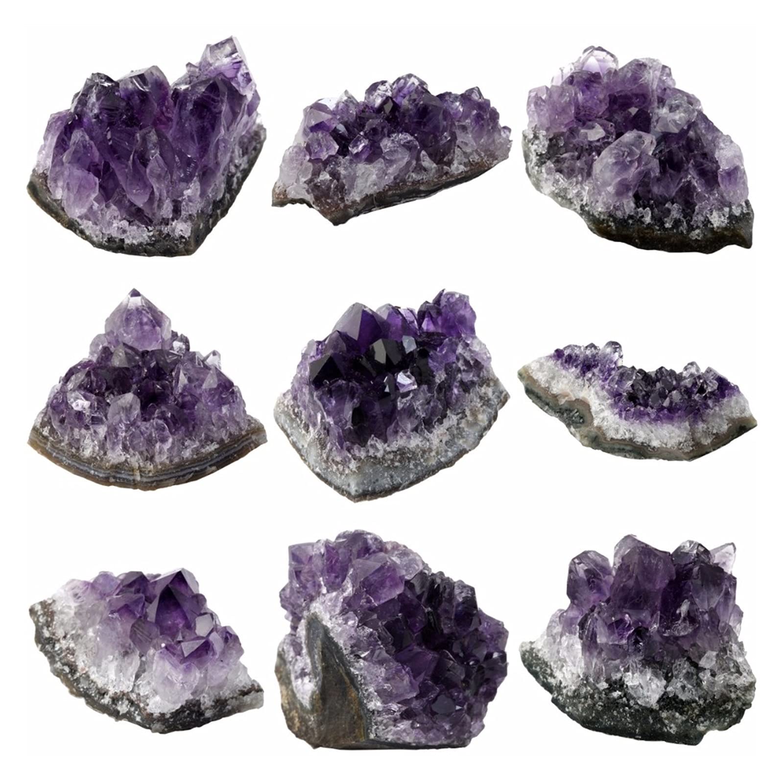 Géode d'améthyste naturelle de qualité supérieure échantillon de cristal de quartz