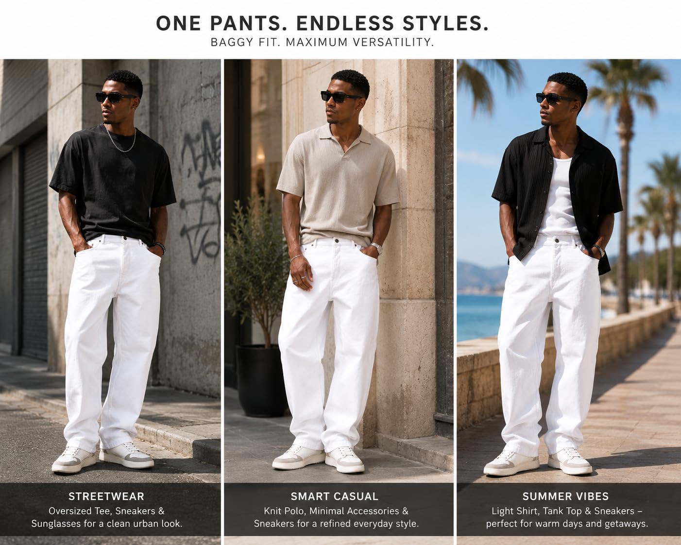 Jeanshose – Gerade geschnittene Denim Hose mit 5-Pocket-Style – Klassische Straight Fit Jeans für Freizeit & Streetwear