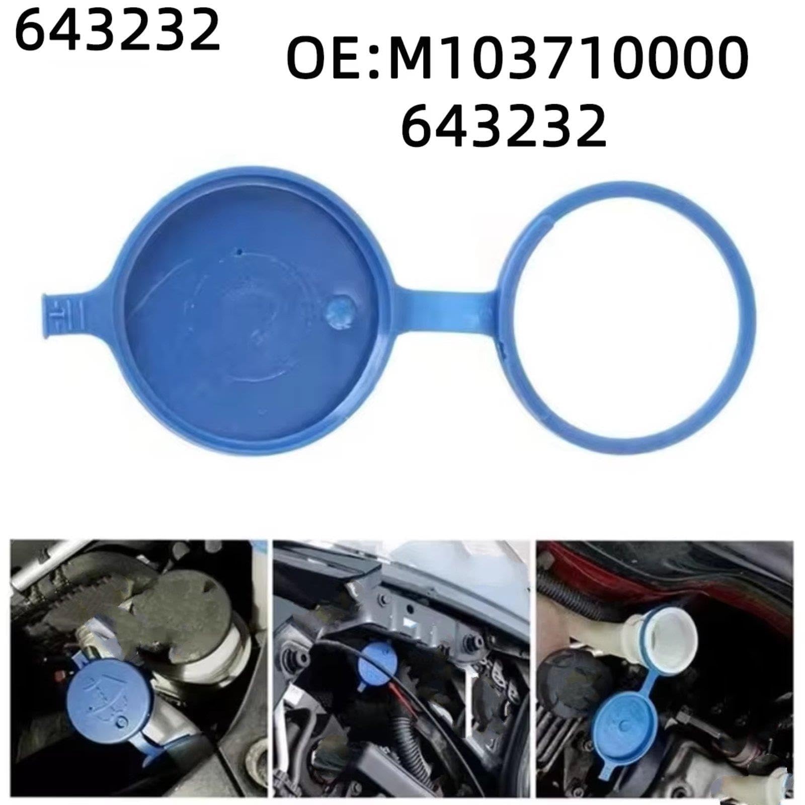 Tapón Depósito Lavaparabrisas Para Peugeot Para 206 207 208