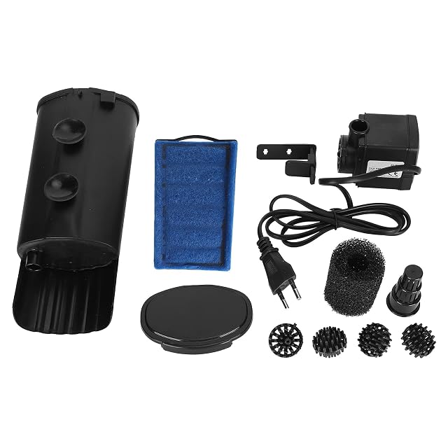 EVTSCAN Acuario Cascada Tortuga Tanque Bomba de Filtro Interno Mini Bomba silenciosa para Tortuga pecera