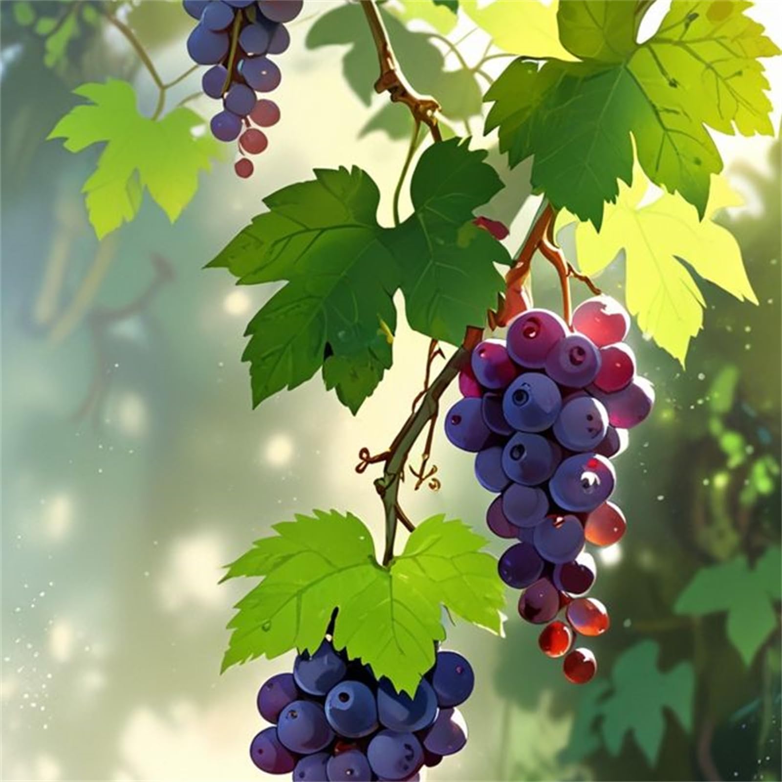 Grape Plants UK – Hardy Perennial Grape Vines, Excellent English Garden Display-1bulbs-A