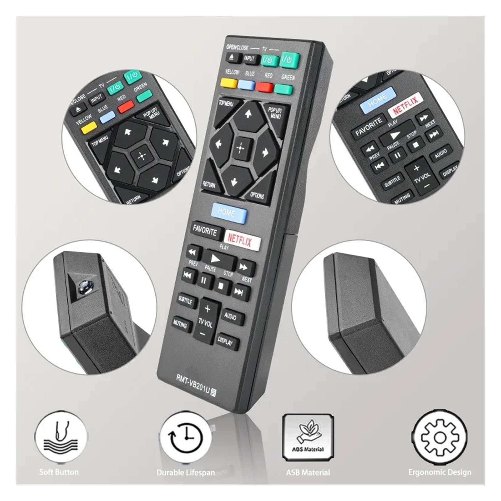 RMT-VB201U zamiennik Pilot Odtwarzacz Blu-ray