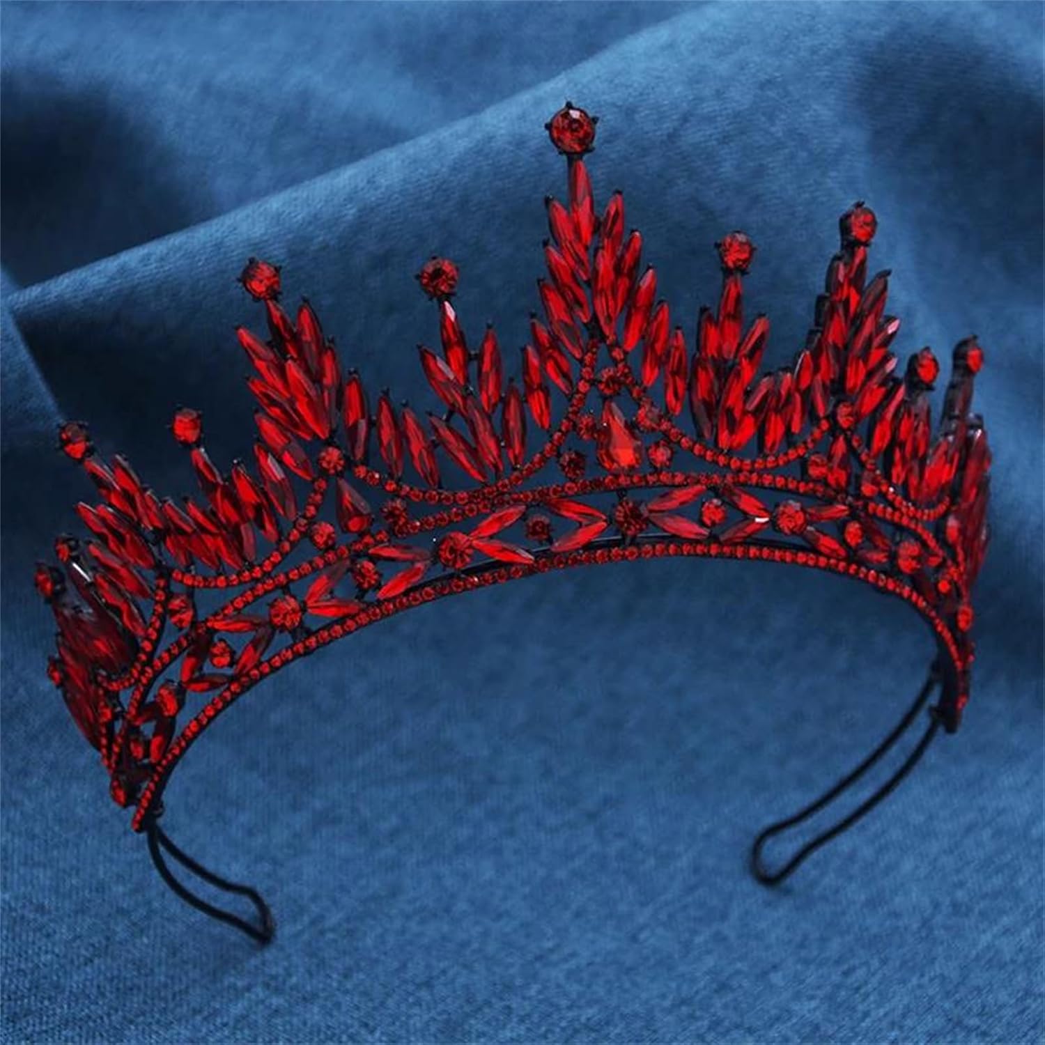 Gorgeous Vintage Crystal Tiara Crown For Women Rhinestone Queen Princess Headpiece Bridal Wedding Prom Pageant Hair Accessories