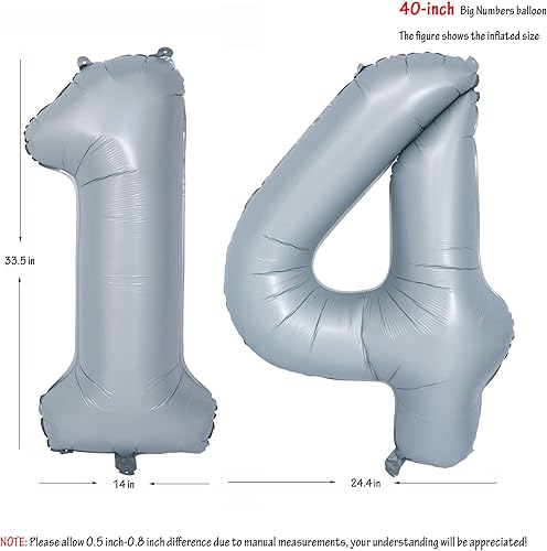 Vista 393 de 40" Macaron purple Number Balloons Helium Foil Mylar Balloon Birthday Party banquet Decoration 9