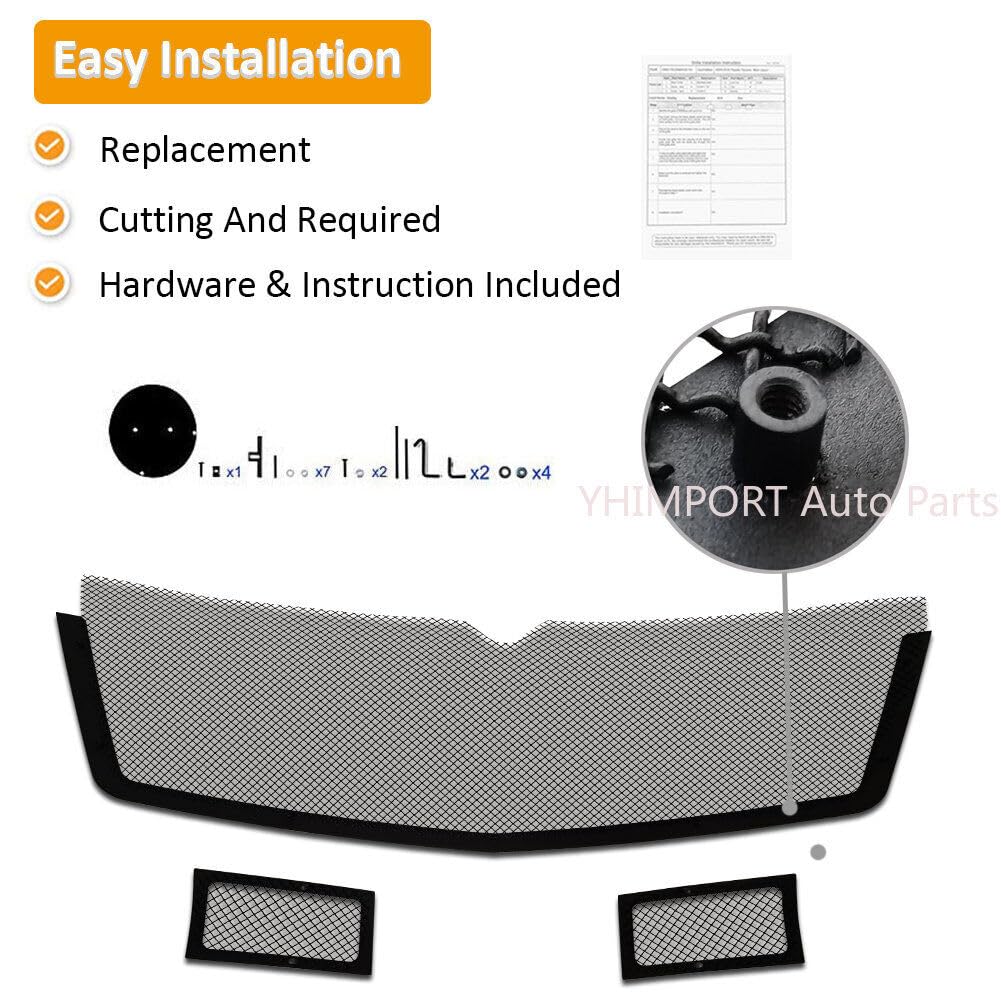 Amazon | ブラック フロントグリル 2007-2014 キャデラック