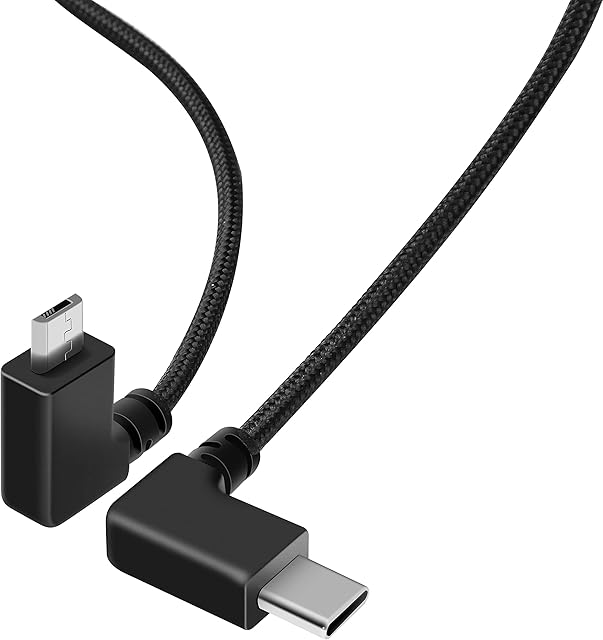 LYONGTECH Micro USB to USB C 11.4 Inch Remote Controller Cable for DJI Mini SE,Mavic Mini,Mavic 2 Pro Zoom,Mavic Air,Spark,Mavic Pro Platinum(Type c connector)