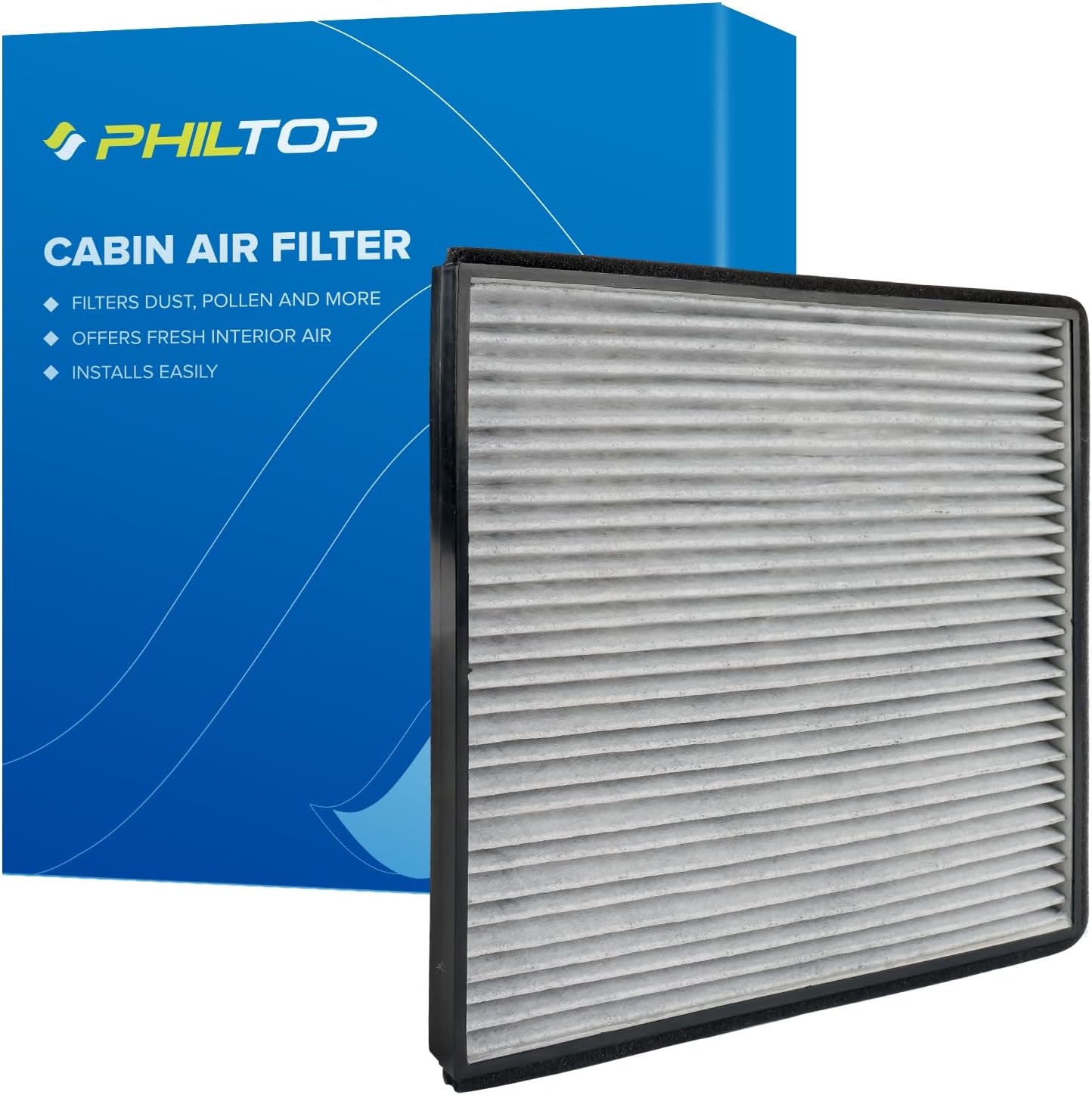 PHILTOP ACF271 (CF12155) Cabin Air Filter, Replacement for XC90 (2016-2023), S90, V90 Cross Country (2017-2023), V90 (2017-2021), XC60 (2018-2023), S60, V60 (2019-2023), V60 Cross Country (2020-2023)