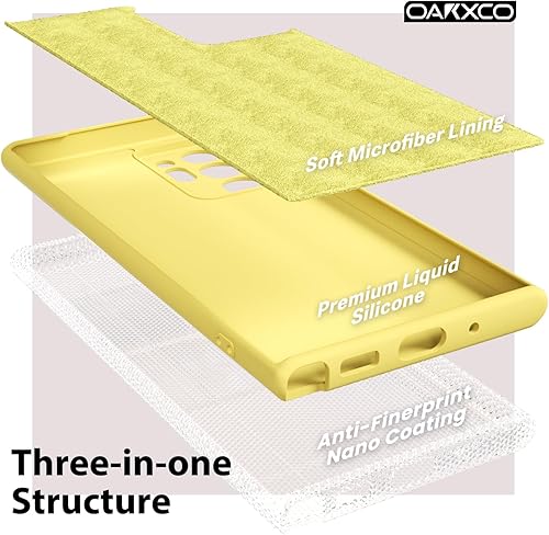 Miniatura 5 de oakxco Funda de silicona líquida para Samsung Galaxy Note 20 UltraNote 20 Ultra 5G, bonita funda delgada y delgada de goma suave TPU para mujeres y