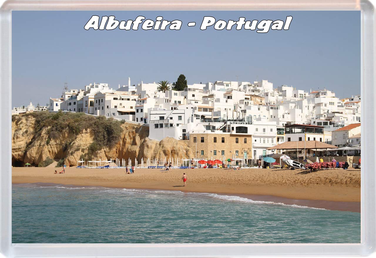 Baked Bean Store Multicolor Albufeira - Algarve - Portugal - 96 X 67Mm - Jumbo Fridge Magnet/Magnets Bbsfm521