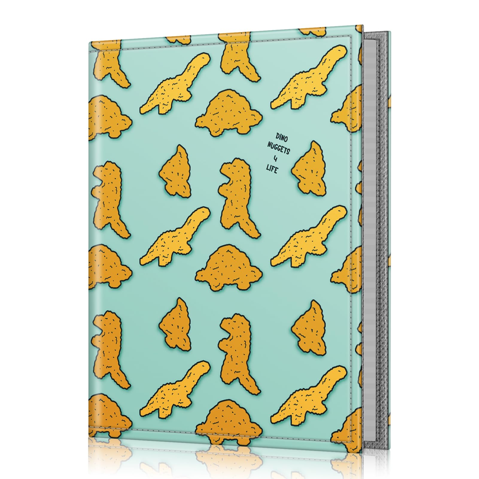 Fintie Photo Album 4x6 Small Capacity 52 Photos Premium Vegan Leather Cover Family Wedding Boys Girls Dinosaur Nuggets