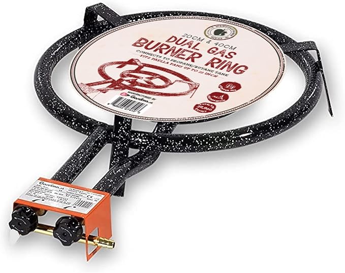 Gourmanity Made By Garcima, Paella Dual Gas Burner Ring, 20