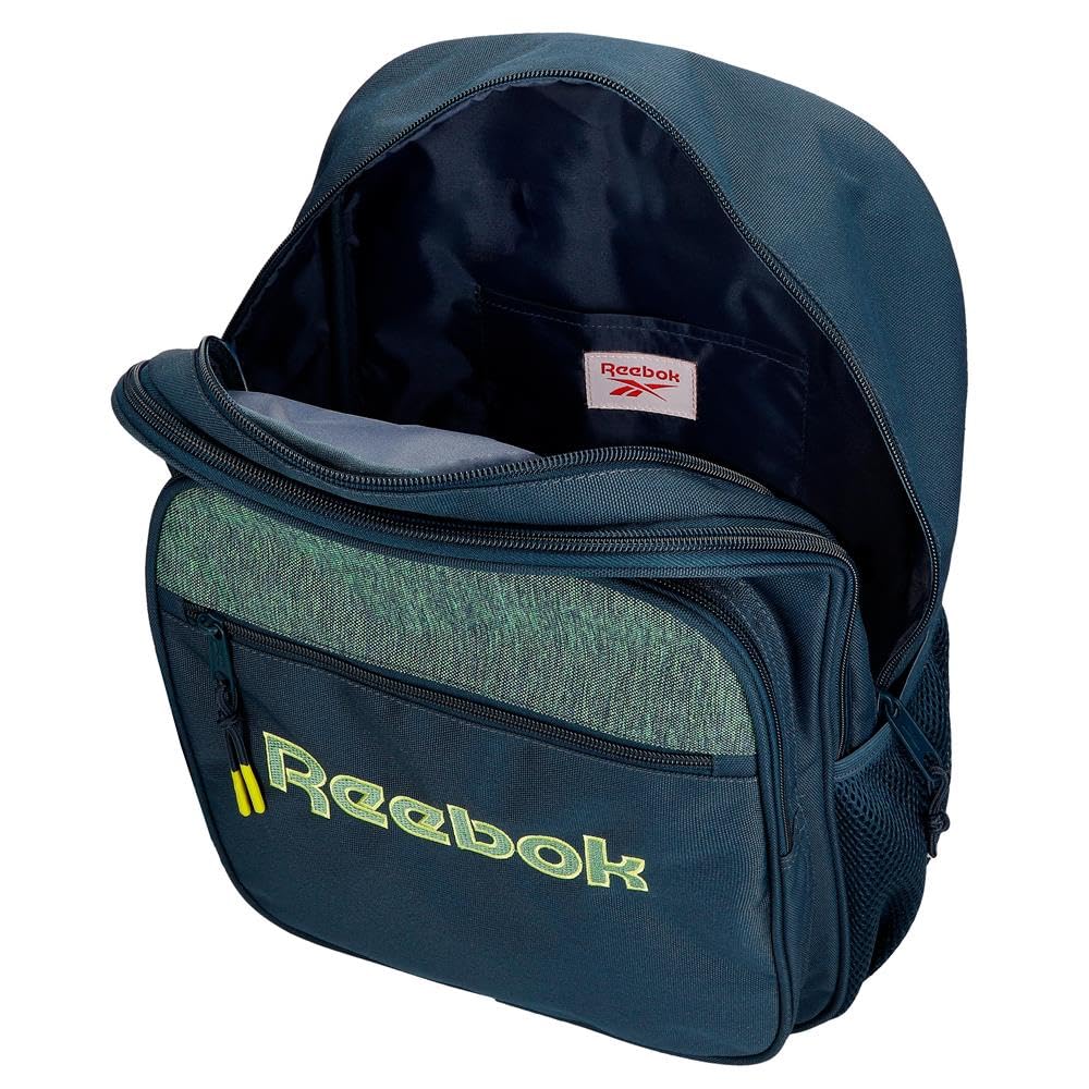 Reebok Summerville Mochila Escolar, Verde, 30x40x12 cms