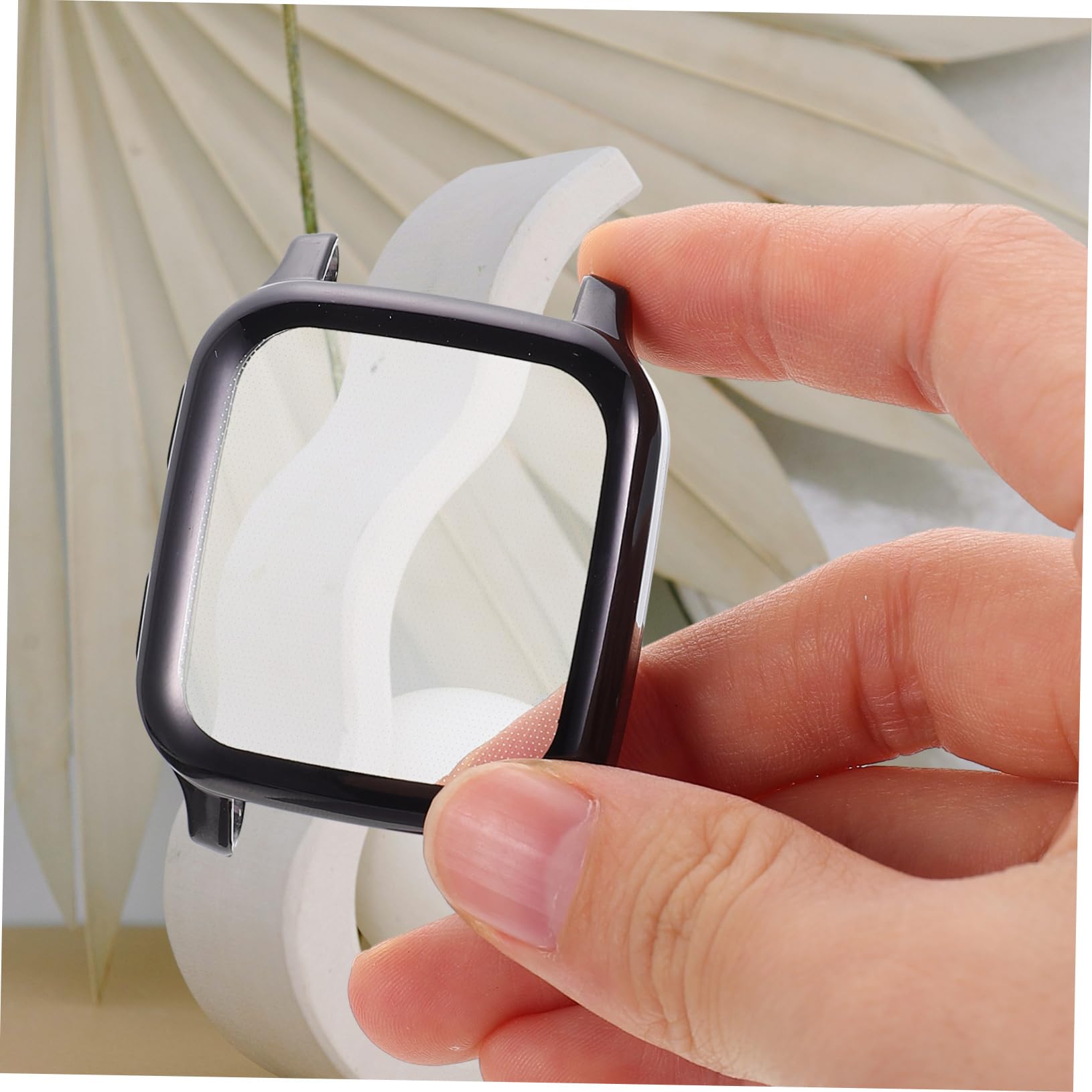 Uonlytech 4er-Sets Smartwatch-Shell-Displayschutzfolie – Kratzfeste Abdeckung Robust 3 Stück X 4