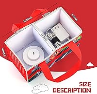 Vista 3 de Estuche de transporte para Tonies Starter Set y bolsa de almacenamiento para figura Tonies, bolsa de mano al aire libre para Toniebox 2 Reproductor