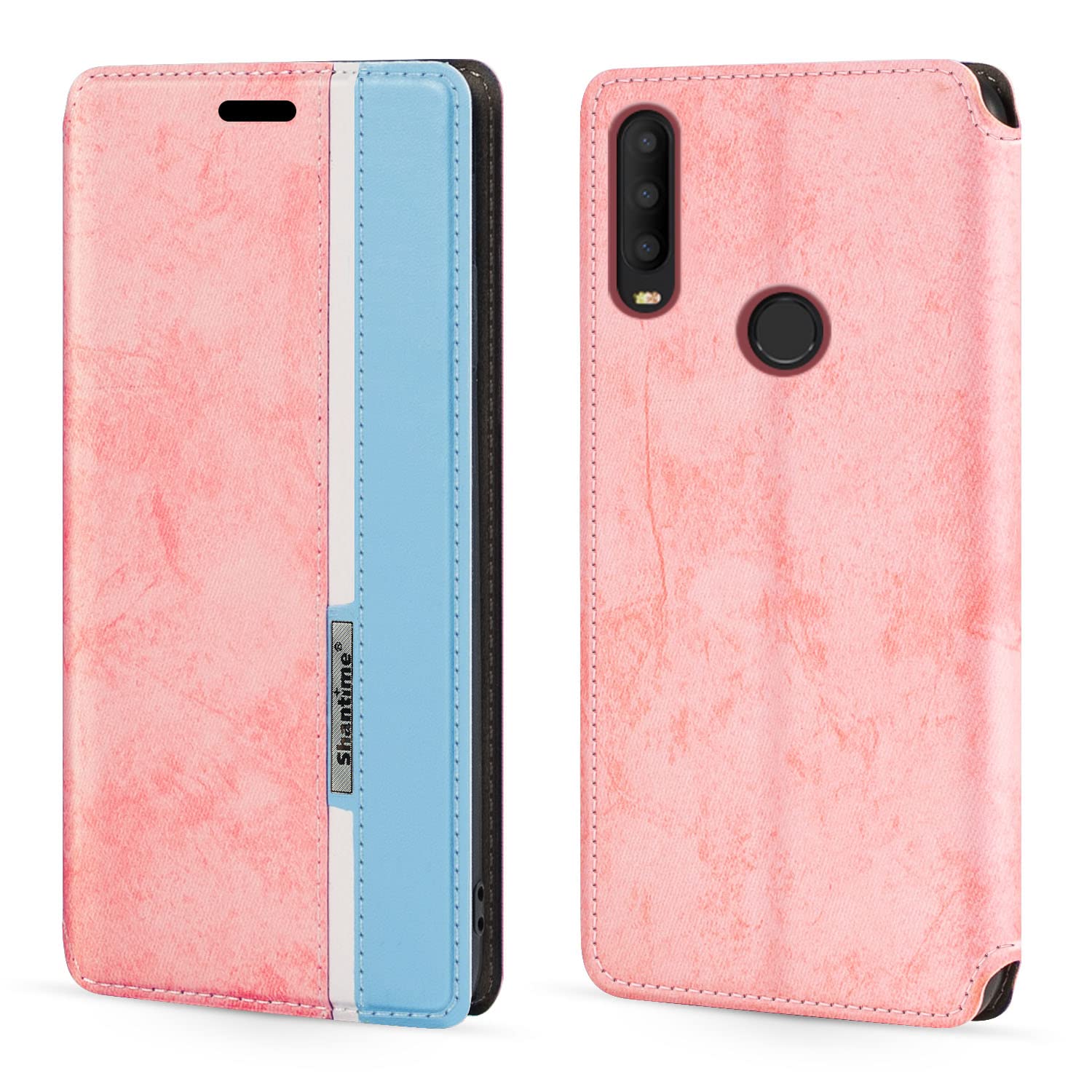 Custodia Shantime In Pelle PU Con Finestra E Supporto Per Alcatel 1SE 2020 (5030F/5030U) – Protezione Totale E Chiusura Magnetica