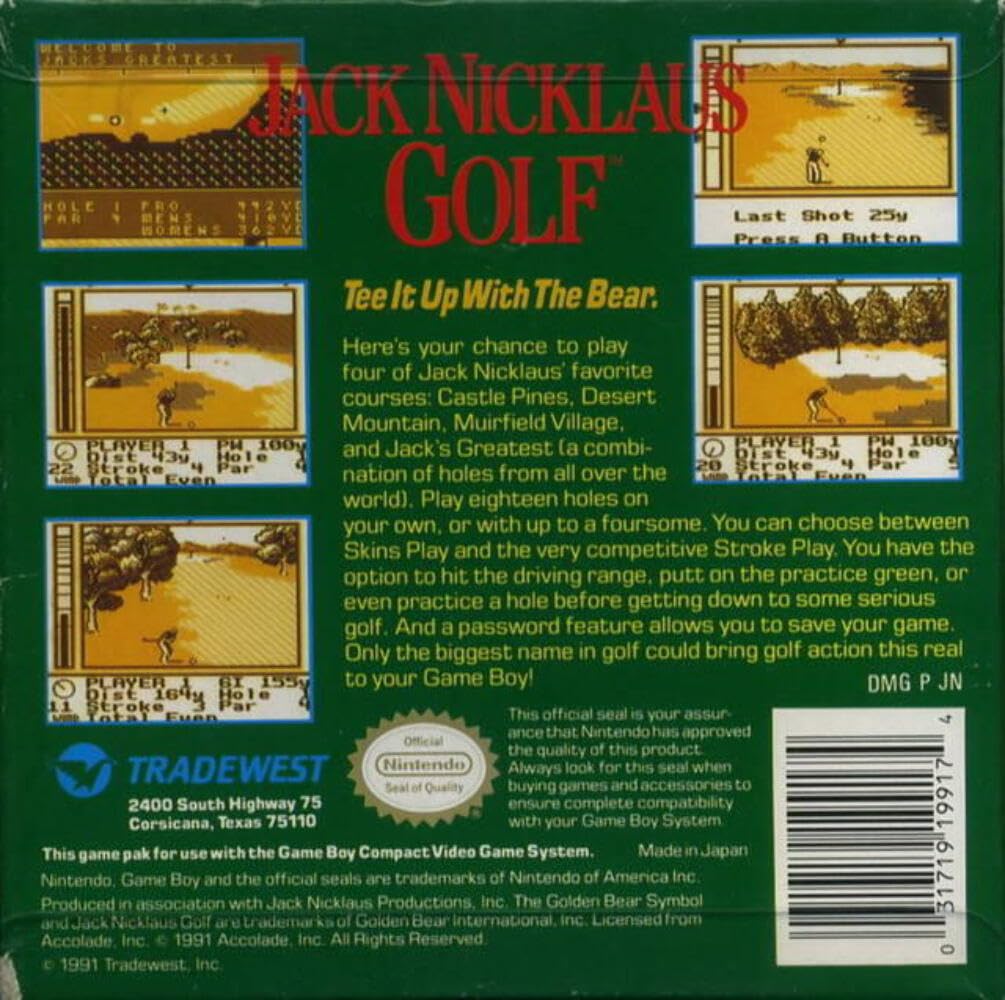 Amazon.com: Jack Nicklaus Golf : Video Games