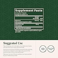 Vista 3 de Global Healing Center Oxy-Powder Limpiador de colon seguro y natural a base de oxígeno y alivio del estreñimiento ocasional (120 cápsulas)