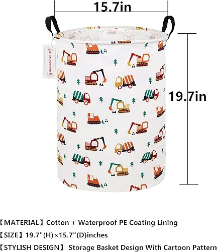 Miniatura 2 de QUEENLALA Cesta de almacenamiento grande, cesta de lavandería, baño, decoración del hogar, cesta de almacenamiento redonda plegable, canasta para