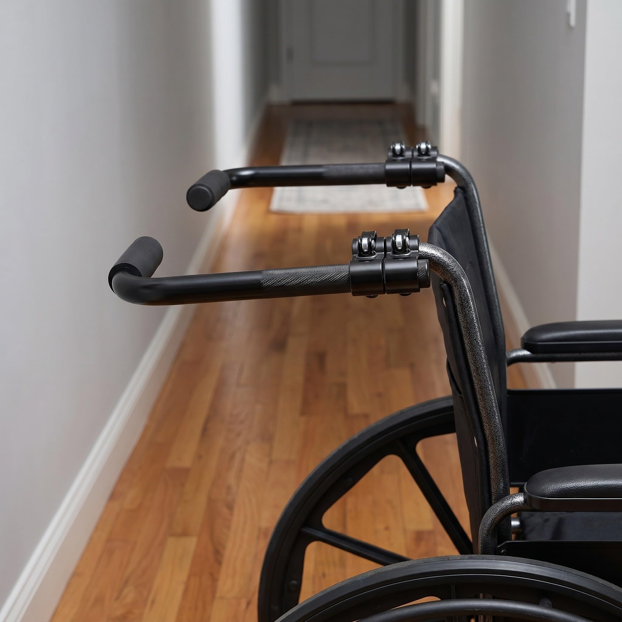 minkissy 2 Piezas Extensor de Mango para Silla de Ruedas Accesorio Práctico para Empujar Paquete de Unidades para Mayor Comodidad y Facilidad