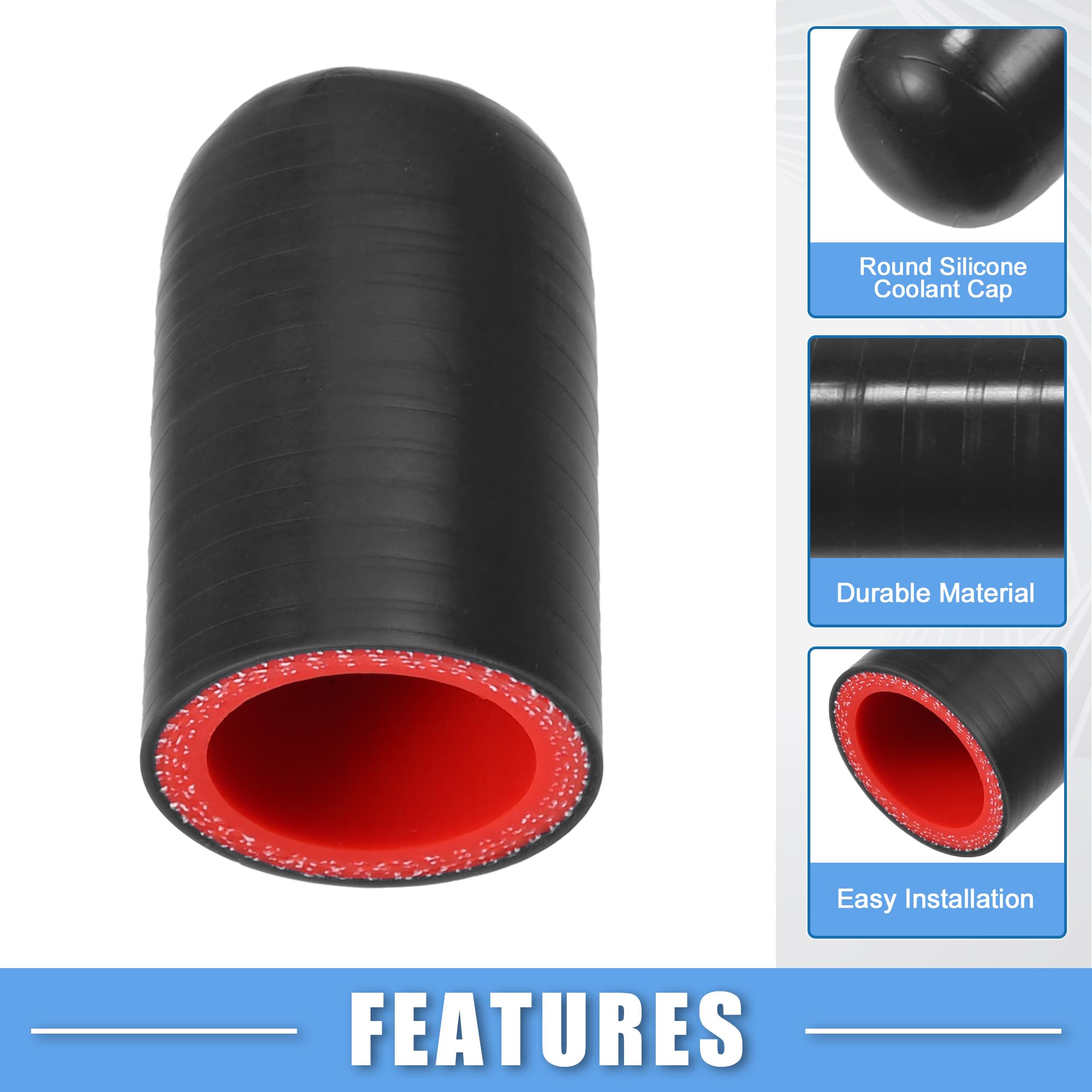 Tappo In Silicone Per Tubo Raffreddamento 28mm - Ricambio Auto Resistente - Foto 2