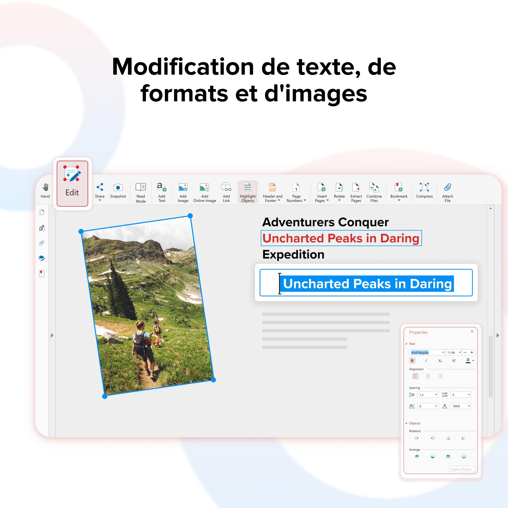 MobiPDF Lifetime - Éditeur professionnel de PDF - Licence à vie pour 1 utilisateur PC Windows