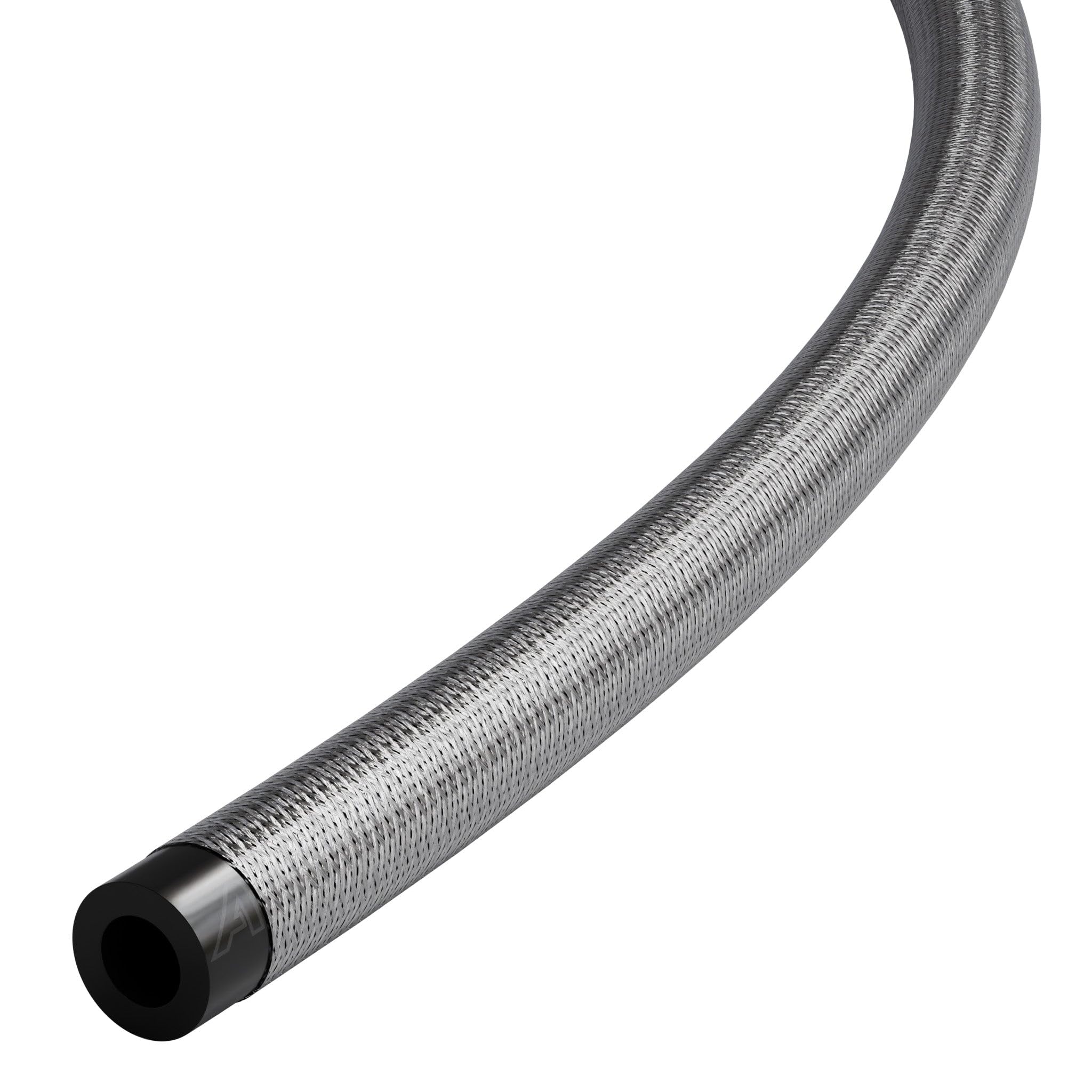 8mm (5/16 Inch) Stainless Steel Overbraided Rubber Fuel Oil Water Coolant Radiator Braided Hose 6 Metre Silver