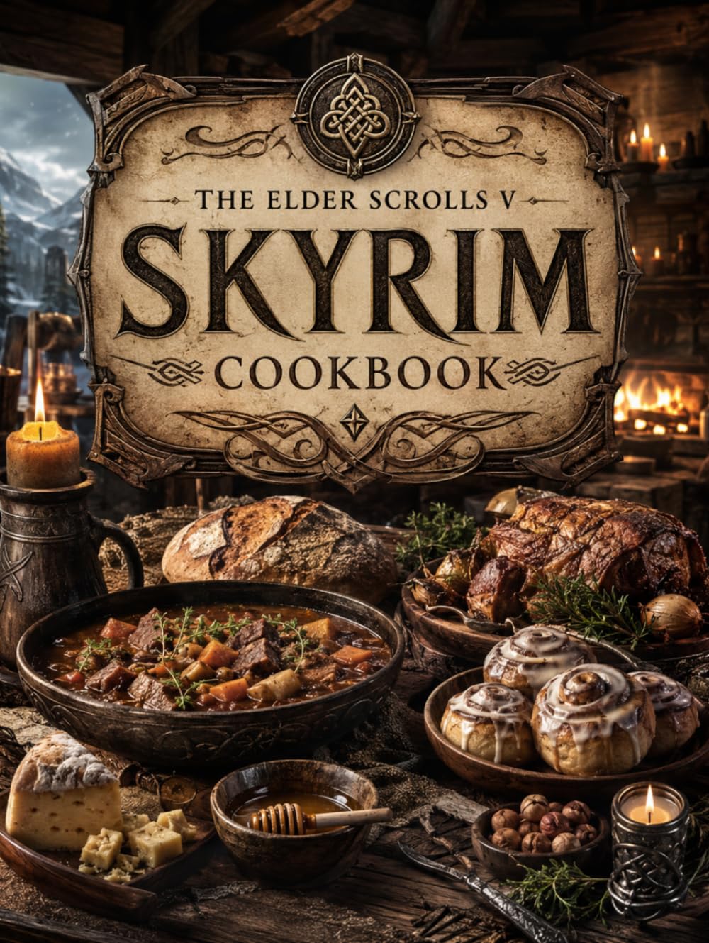 the Elder Scrolls V Skyrim Cookbook : The Ultimate Recipe Book For Every Fan Who Wants To Cook, Discover And Experience The Flavors of Skyrim.