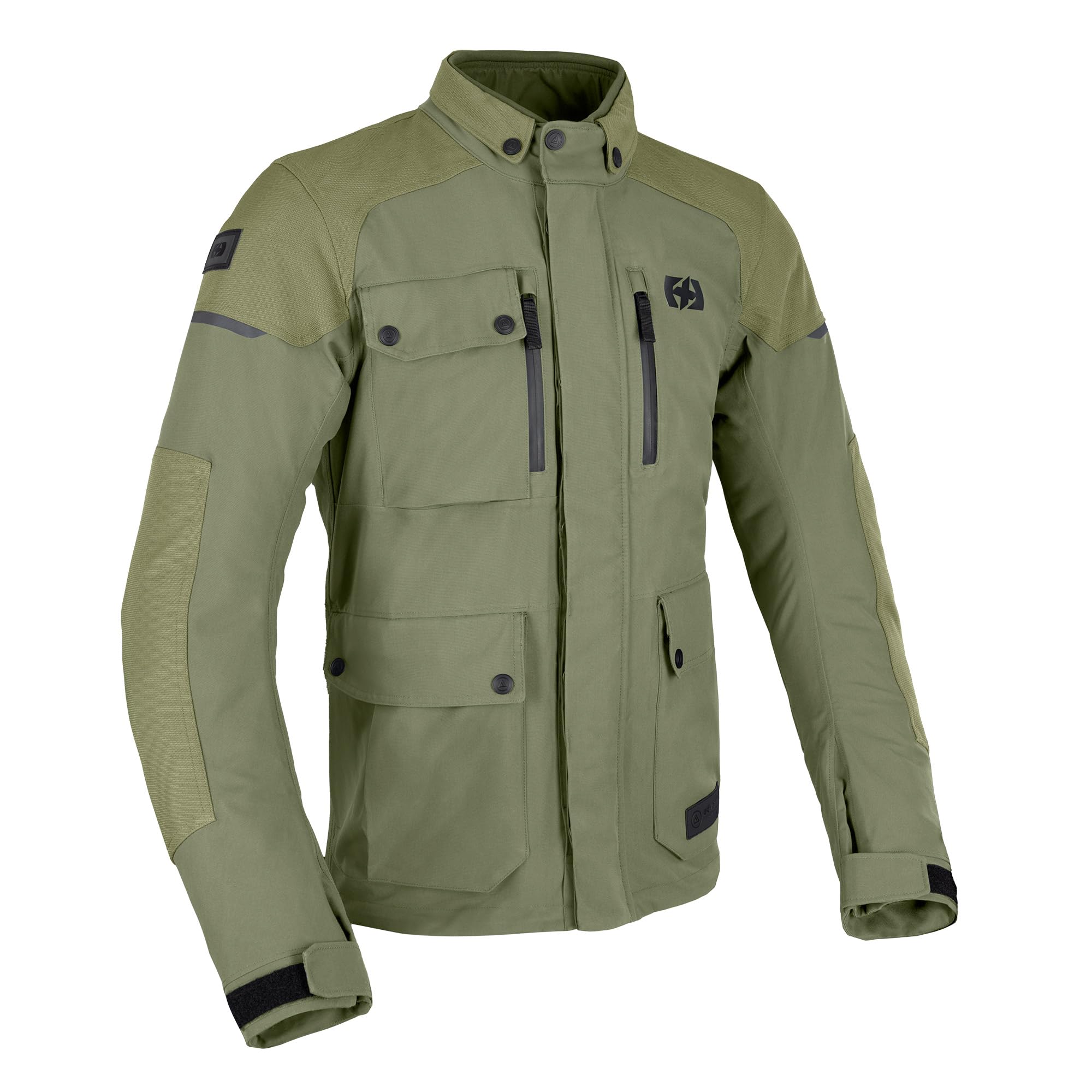 Oxford Men's Barkston Dry2Dry Motorcycle Jacket, Khaki, S