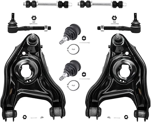 Miniatura 113 de Detroit Axle - Kit de suspensión delantera de 8 piezas para Toyota Sienna 2004-2010, brazos de control inferiores con rótulas interiores exteriores