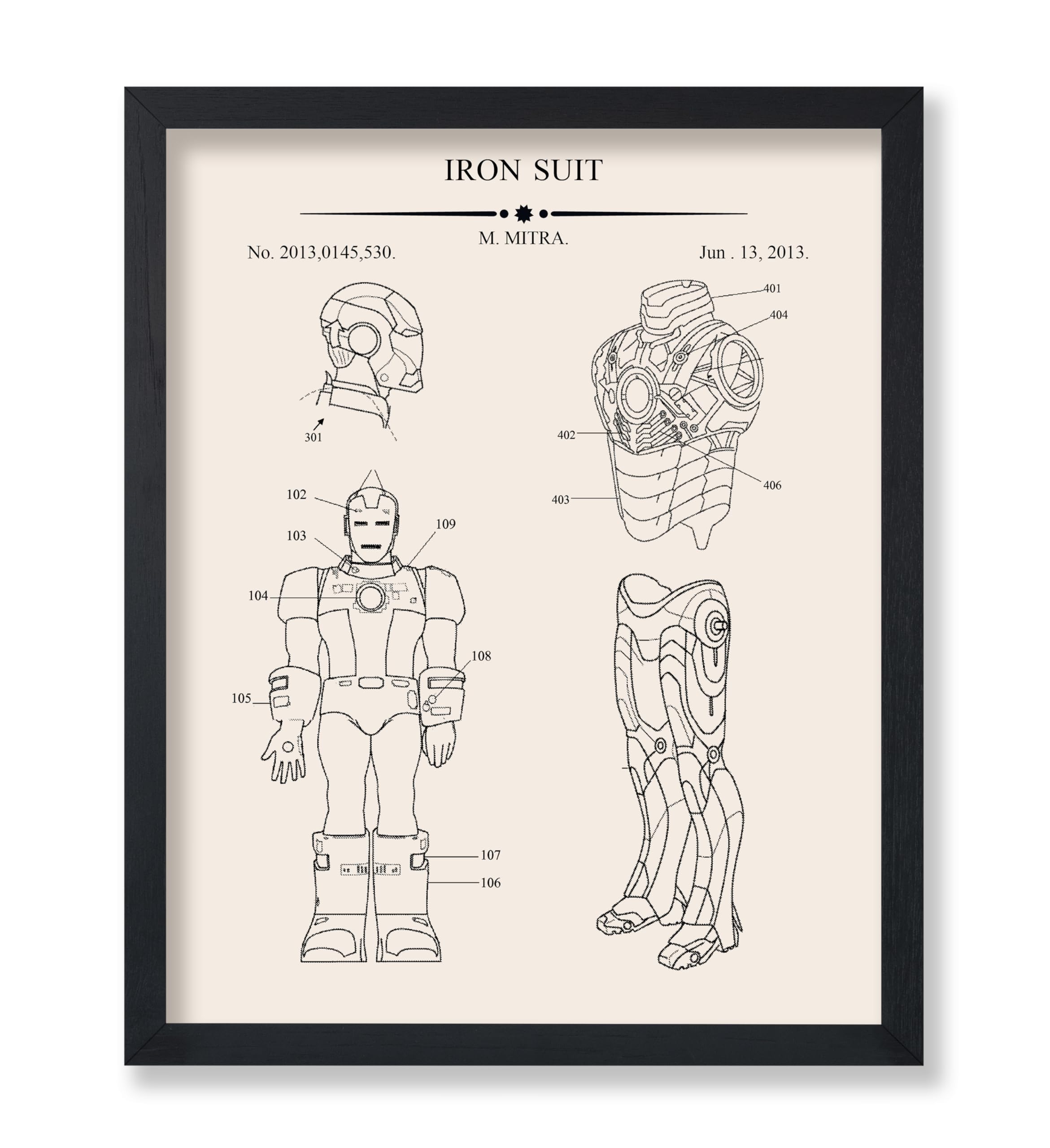 Iron Man Suit Design Blueprints