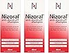Nizoral Anti Dandruff Shampoo Ketoconazole Treatments Fragrance Free 3 x 60ml